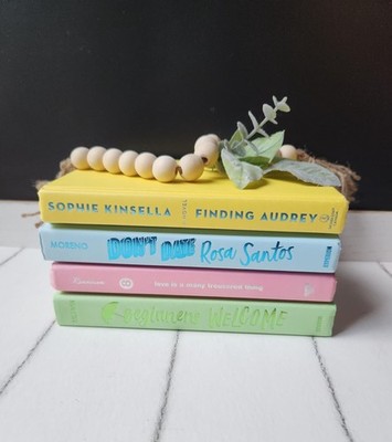 Pastel Color Hardback 4 Book Set: Artistic Display Collection