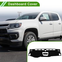 FüR Chevrolet Colorado 15-22 Armaturenbrettabdeckung Schwarz 1 StüCk