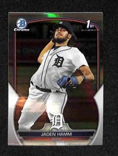 2023 Bowman Draft - Jaden Hamm Chrome Refractor 1st Bowman #BD-154 Tigers