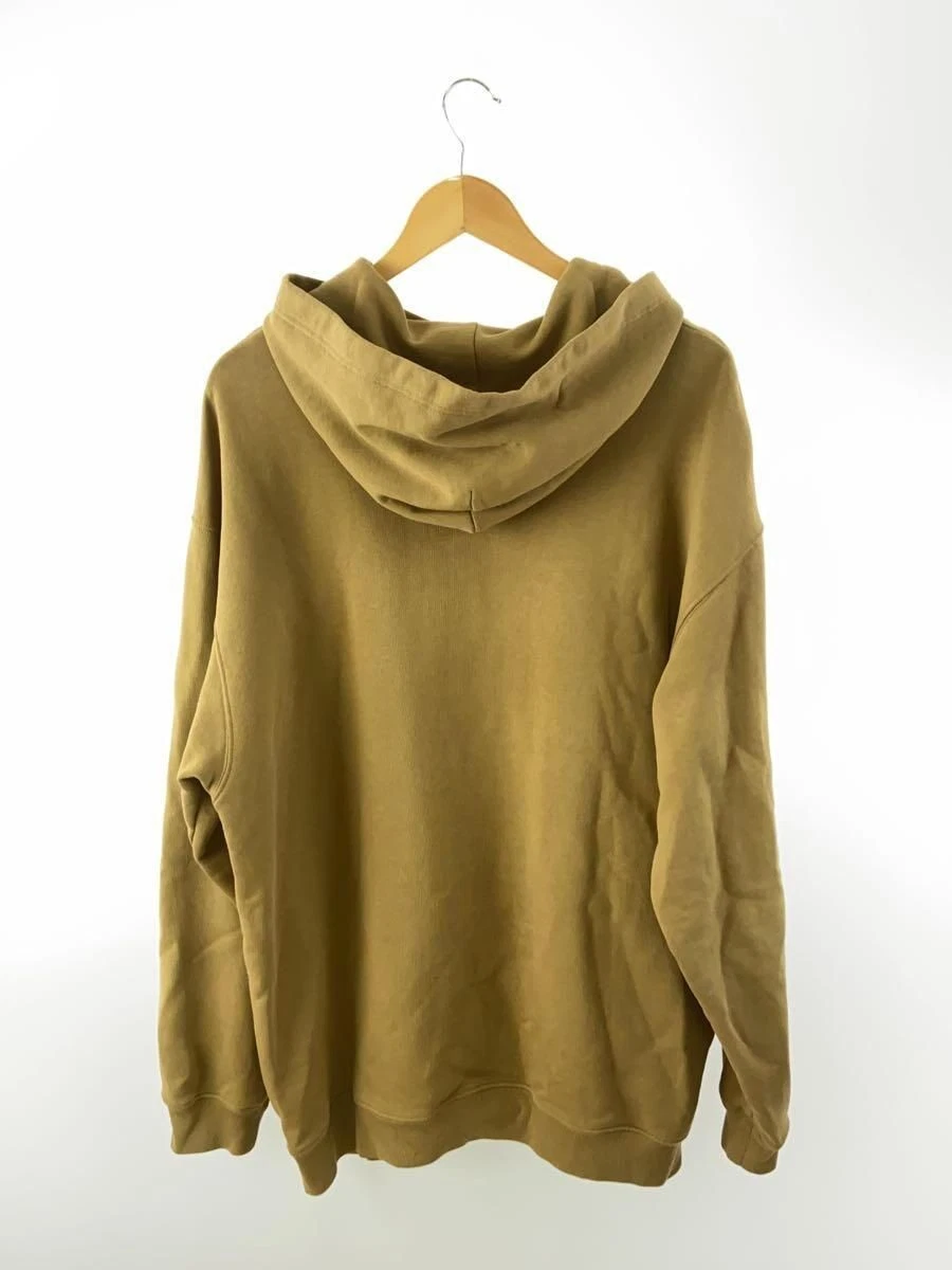 BALENCIAGA Felpa con Cappuccio 19AW BB Logo XS Cotone Cammello 578138 TEV51 Cappuccio Stringa