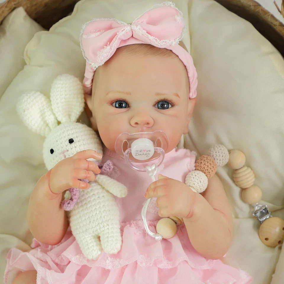 Reborn Baby Dolls Silicone Full Body 20 Inch Waterproof Realistic Newborn Baby
