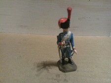 Rose, Napoleonic French Hussar cavalry trooper, painted vintage lead 54mm