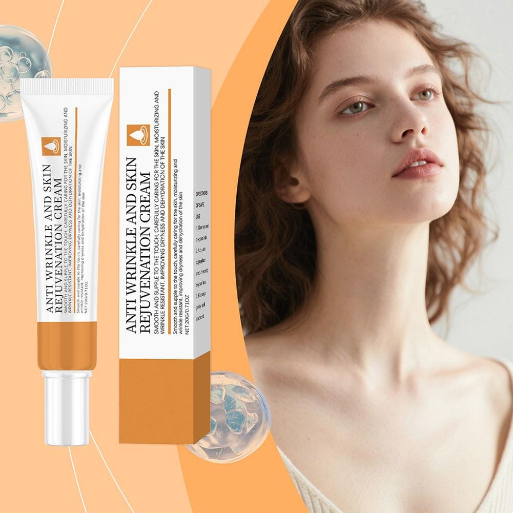Anti Wrinkle and Skin Rejuvenation Cream Moisturizing and Light Wrinkles 20g--
