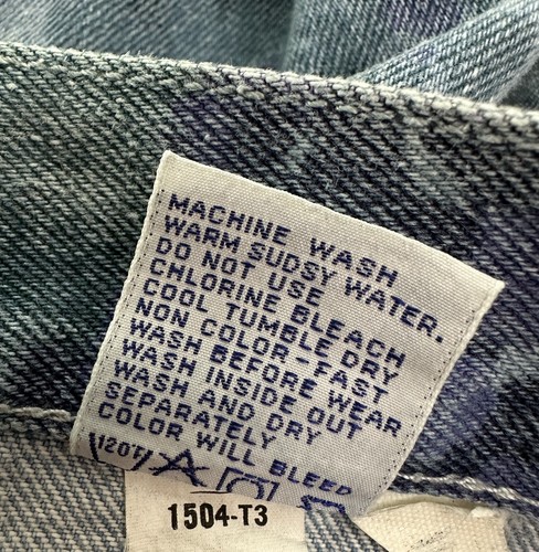 Jeans Vintage Años 80 90 JORDACHE Estampado Floral 28x32 REAL Western Bareback Grunge - Imagen 14 de 15