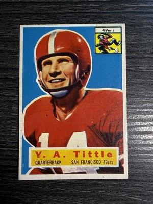 Y.A. Tittle - 1956 Topps #86 - Centered, Excellent Color