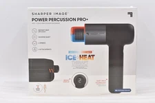 Sharper Image Power Percussion Pro+ Hot & Cold Percussion Massager Black