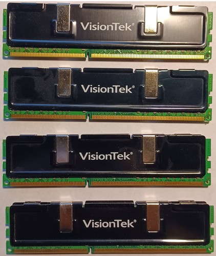 4 TTL - COMPUTER MEMORY - VISIONTEK VTK 4G PC3-10600 CL9 1333 - Picture 2 of 2