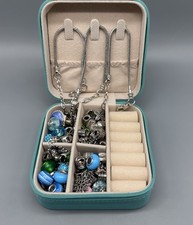 Silver Charm Bracelet Set DIY Kit Craft Jewelry Making Beads Charms 3 Bracelets