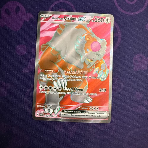 Bloodmoon Ursaluna ex Ultra Rare 202/167 Twilight Masquerade POKEMON NEAR MINT