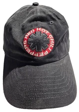 RED HOT CHILI PEPPERS Black Adjustable Strapback Hat Cap Red Hots