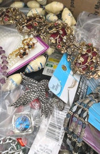 Craft Jewelry Lot 9.6 Lbs Beads Findings Mixe...