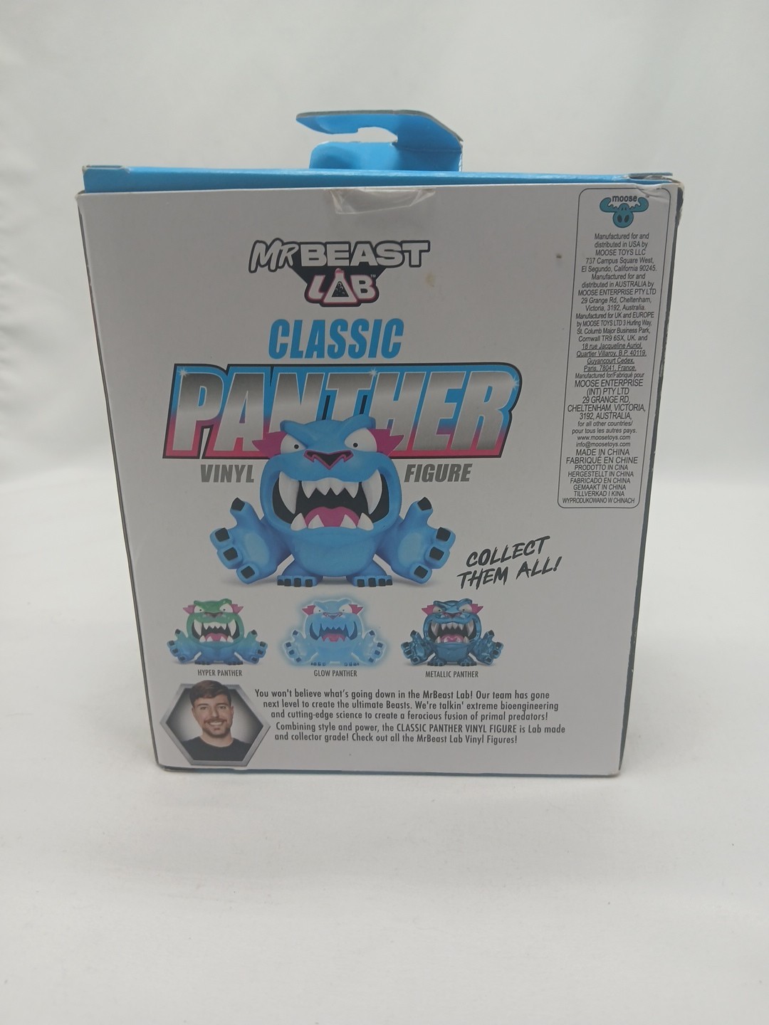Mr Beast Lab Classic Panther Vinyl Figure New Open Box Christmas Birthday Gift 