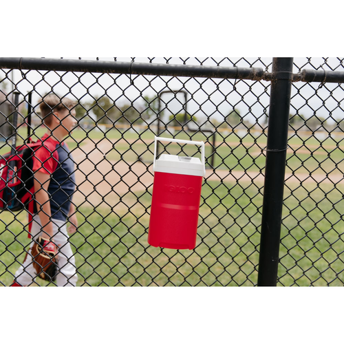 Igloo 1 Gallon Sports Plastic Beverage Jug with Hooks, Red - Bild 4 von 5