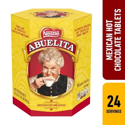 Nestle Abuelita Mexican Hot Chocolate Tablets Cinco De Mayo Food, 19 Oz, Box, In