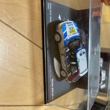 Mazda 323 GT-X 1991 RAC Rally Tommi Makinen Mini Car 1:43 Scale, Used