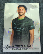 2025-26 Topps Chrome UCC Omar Marmoush Ultimate Stage #US-11 ~ Manchester City