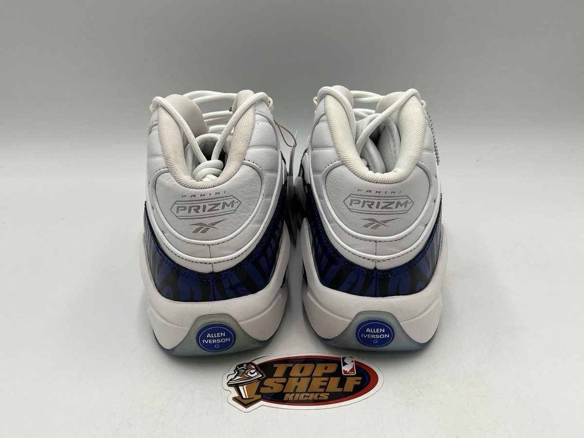 DS New Reebok Question Mid Panini Tiger Prizm 2022 Size 10.5 Allen 