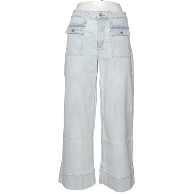 Kancan, Jeans, Größe: 25, Blau/Weiß, Baumwolle/Elasthan, Streifen, Denim #YW9