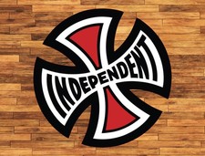 Independent Truck Co Cross Logo Water Proof UV Safe Glossy Vinyl Decal Skate