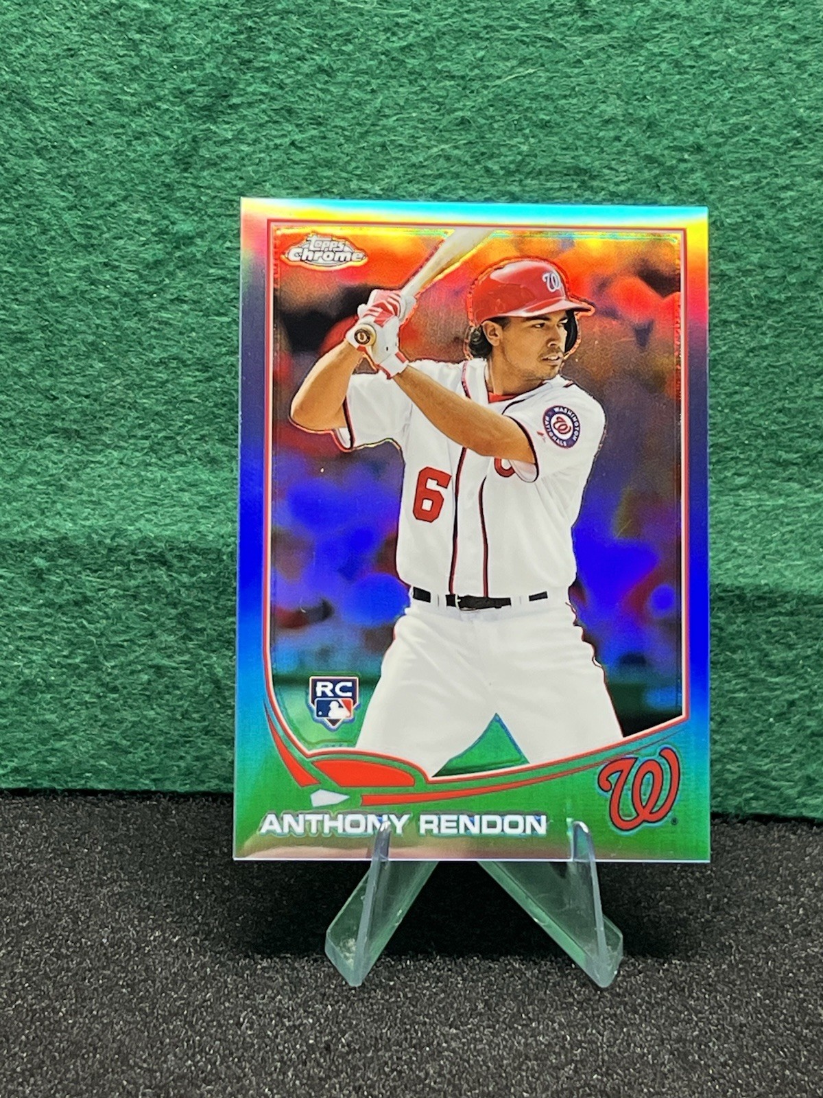 Anthony Rendon 2013 Topps Chrome #128 Blue Refractor /199 (RC)