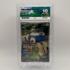 ACE 10 Snorlax Pokemon 151 Art Rare 181/151 181 JP 2023 #181