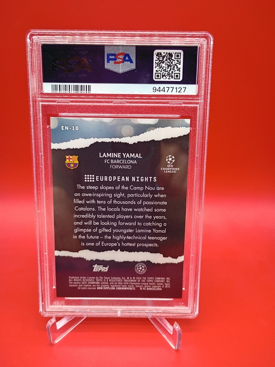 2023-24 Topps UEFA Club Competitions European Nights Lamine - Main Image