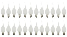 Creative Hobbies 5 Watt Silicone Dipped Country Candle Lamp Light Bulbs - Rep...
