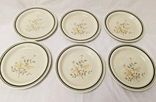 6 x Royal Doulton Lambethware Will O The Wisp Tea / Side Plates 17cm Diameter