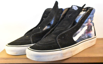 Vans x Shark Week SK8-HI Sneakers Men s Size 11 Skateboarding Skate NO SHOELACES