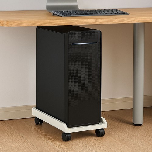 Black Computer Tower Stand Plastic PC CPU Holder CPU Stand for Home - Picture 11 of 14