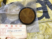 Honda C50 Deluxe 80-83 C70 C700 C900 Front Fork Reflector NOS P/N 33741-179-003