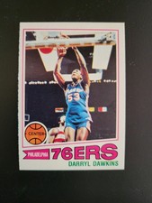 1977 78 Topps Darryl Dawkins Rookie card no. 132. rookie card picture