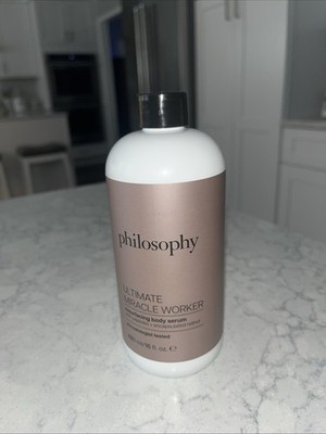 Philosophy ULTIMATE MIRACLE WORKER Resurfacing Body Serum 16 fl.oz NEW Seal Brok
