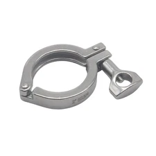 2" Sanitary Tri Clamp, Single Pin Heavy Duty Tri Clover with Wing Nut