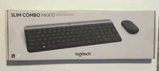 Brand New Logitech MK470 Slim Combo Wireless Keyboard and Mouse Black