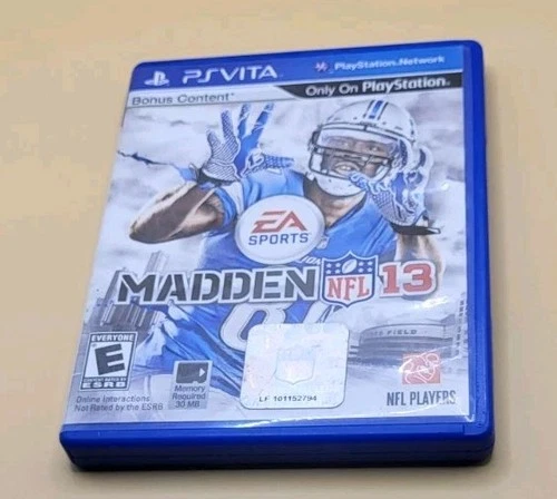 Madden NFL 13 (Sony PlayStation Vita PS Vita, 2012) CIB