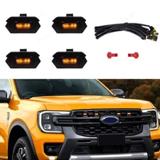 4X Daytime Running Light For 2022+ Ford RANGERT9 Wildtra Grille LED Light
