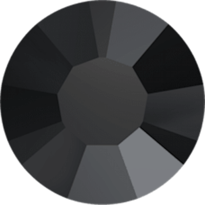 JET Black 16ss 4mm IHC Stellar Austrian Crystal A293 Flatback - Foto 7