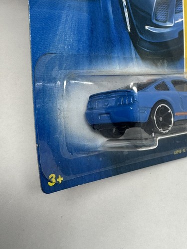 Hot Wheels 2008 New Models Blue w Orange Stripe ‘07 Ford Shelby GT-500 #1 A4 - Picture 5 of 8