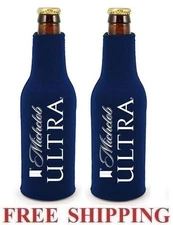 MICHELOB ULTRA 2 BEER BOTTLE SUIT COOLERS KOOZIE COOLIE HUGGIE MICH NEW