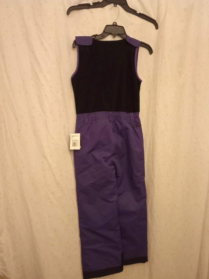 Arctix Kids Limitless 抓绒上衣围兜连体裤中号紫色 — 第 4/4 张图片