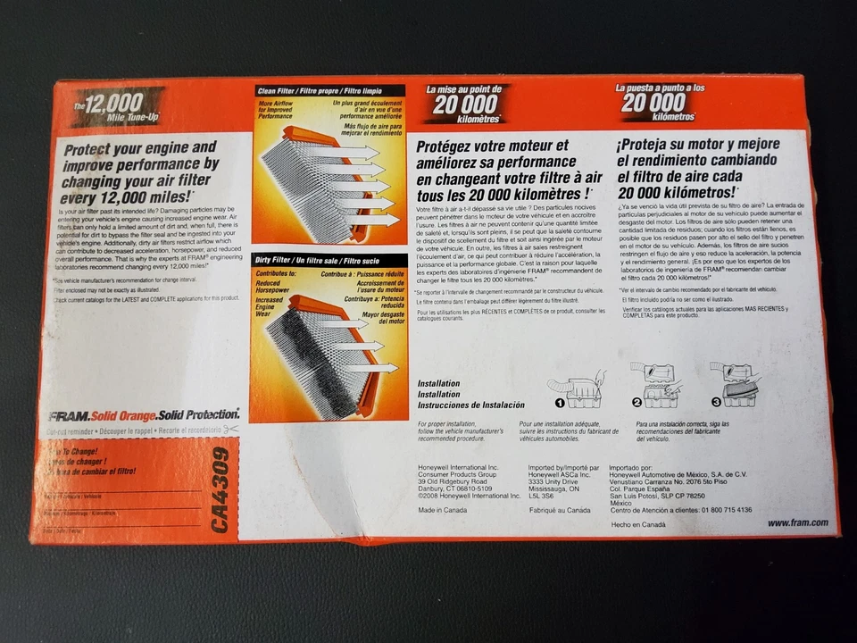 Marco de filtro de aire CA4309 Foto 4 de 4