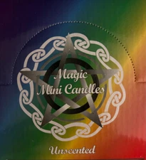 100 Unscented Chime (Mini) Ritual Spell Candles in Assorted Colors!