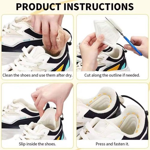 Shoe Heel Pad Adjustable Liner Grips Protector Sticker Patches Inserts Insoles $ - Picture 16 of 23