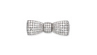 Cut Cubic Zirconia Engagement Brooch Pin Unique French Bow Design 6.85Ct Round