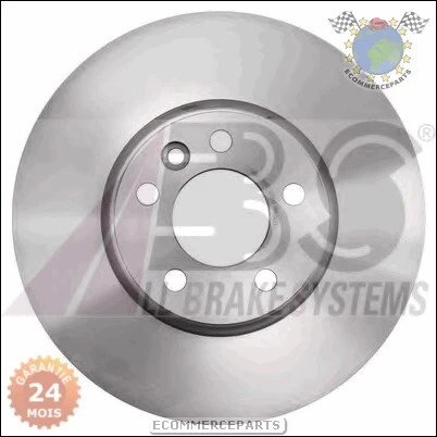 Xkt9abs Jeu 2 Disques Frein Avant Pour Vw Transporter V Camionnette Diesel 2003> - Photo 2/4