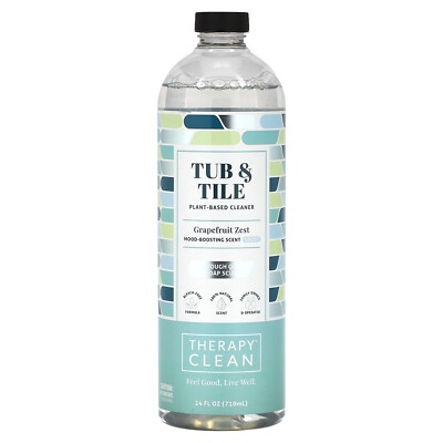 Tub & Tile, Plant-Based Cleaner, Grapefruit Zest, 24 fl oz (710 ml)
