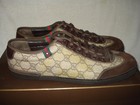 100% AUTHENTIC NEW MEN GUCCI GG WEB BEIGE SUEDE AND CANVAS SNEAKERS UK 9/US 10 — photo 3