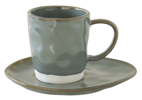 Tazza mug in terracotta 180 ml - grigio Colorama