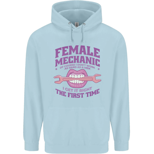 Funny Female Mechanic Childrens Kids Hoodie - Picture 8 of 88